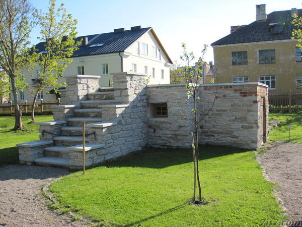 Foundation of Amandus Adamson's house in Paldiski