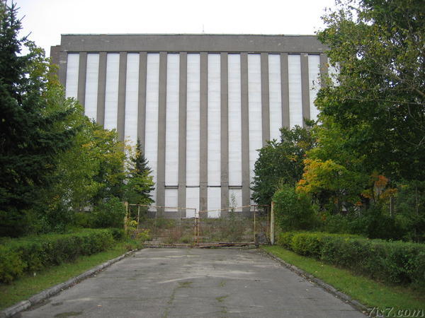Soviet headquarters Mural in Paldiski, photo