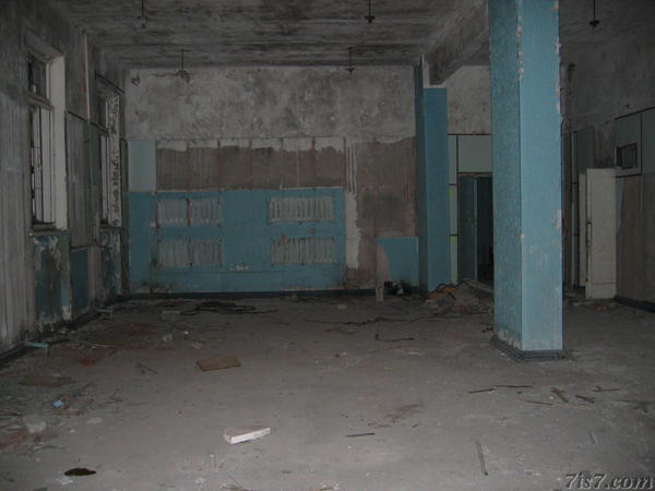 Inside the former Soviet HQ in Paldiski, photo