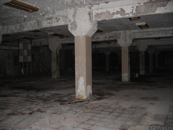 Inside the former Soviet HQ in Paldiski, photo