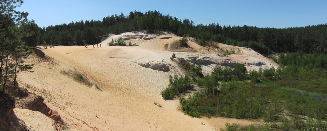 Disused Piusa sand quarry