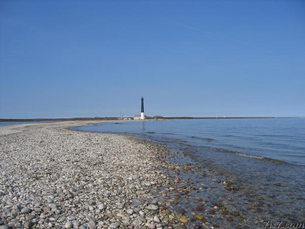 Sõrve lighthouse seen from a
distance