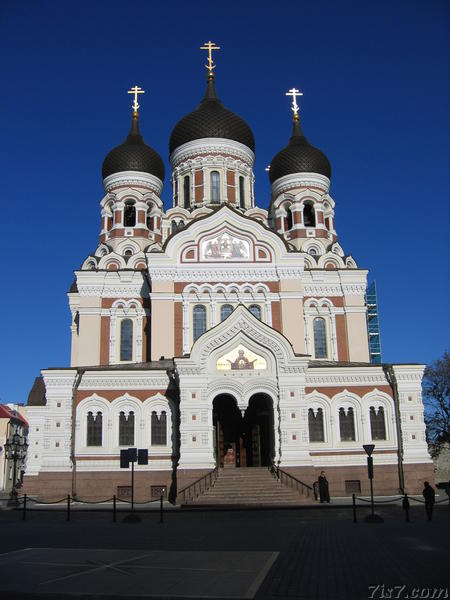 Front of Alexander Nevsky cathedral
