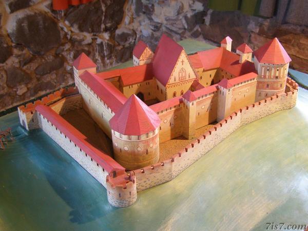Scale model of Vastseliina castle
