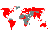 World Map of Visited Countries Thumbnail