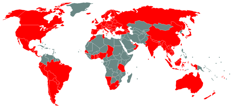Visited Countries Map