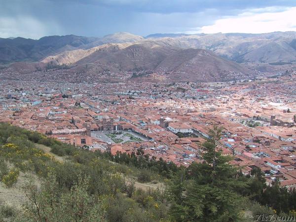 View over Cuzco