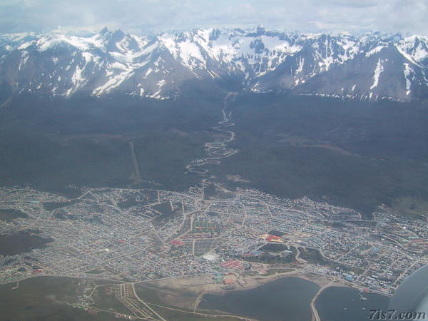 Ushuaia Seen From Air