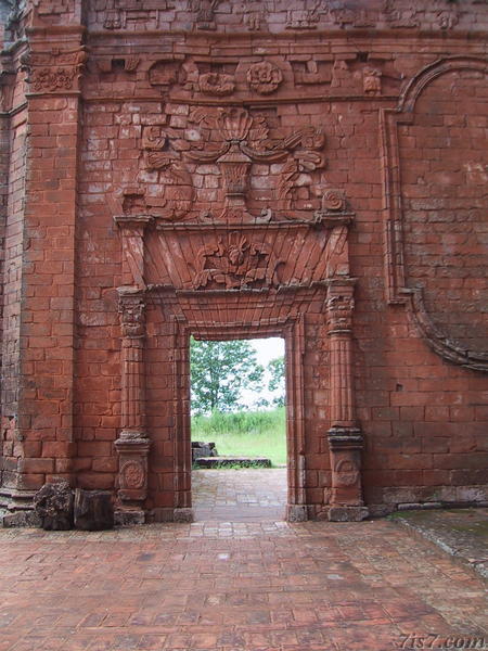Doorway in Trinidad Jesuit Mission ruins