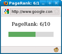 PageRank with beautifier userscript