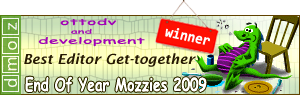 End of Year 2009 Mozzie Awards - Best Editor Get-together - Winner