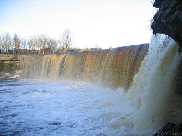 Jägala waterfall in spring