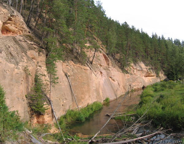 Keldri sandstone outcrop