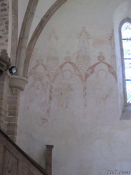 Mural in Liiva church