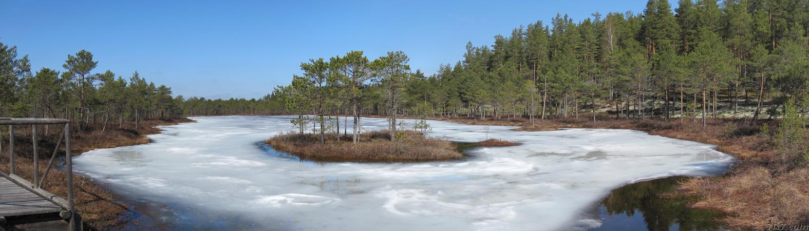 Meenikunno Kamarusjärv with ice