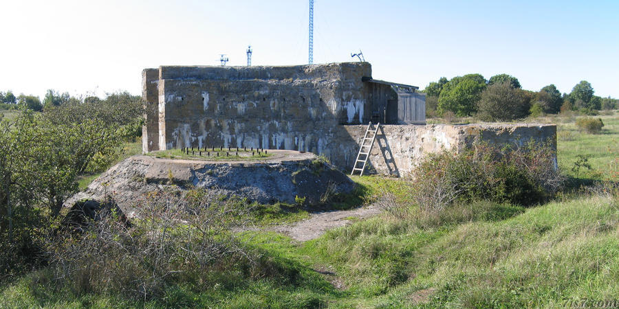 Sääre cannon emplacement from WWI