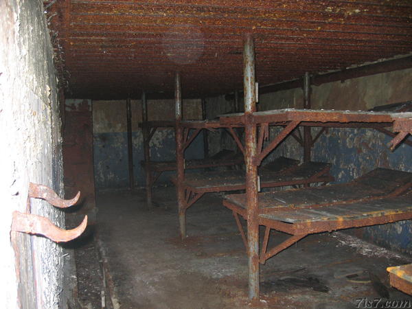 Beds in bunker