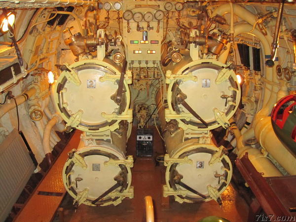 Submarine Lembit torpedo tubes