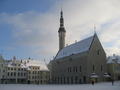 Tallinn Town Hall in Winter