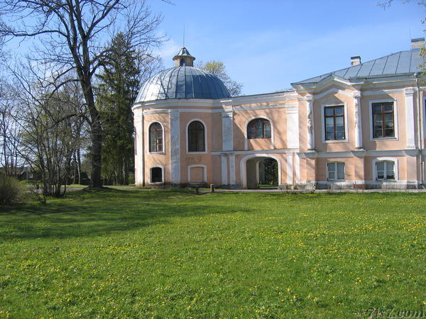 Western pavilion in early spring