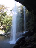 Misol Ha Waterfall Seen from Behind