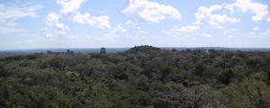 Panorama over Tikal