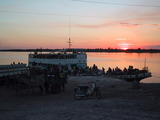 Sunset over the Aquidaban on the Paraguay River