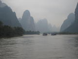 Li River Peaks and Boats