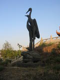 Crane Statue
