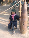 Girl in Khmer Rouge Uniform
