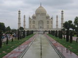 Crowds at the Taj Mahal