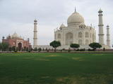 Taj Mahal across Lawn